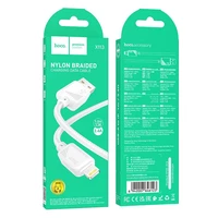 Kabelis USB A uz Lightning Hoco 2,4A 1 m X113 balts