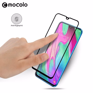 Mocolo 3D 9H Full Glue rūdīta stikla ekrāna aizsargs Samsung Galaxy A40, ar melnu rāmi