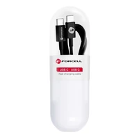 FORCELL C293 kabelis Type C uz Type C PD QC 48W TUBE 1 m melns