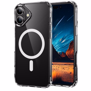 Perfectionists Caurspīdīgs magnētiskais futrālis Apple iPhone 16 caurspīdīgs