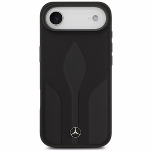 Mercedes Leather The Move Magnētiskais apvalks MagSafe viedtālrunim iPhone 17 Air - melns