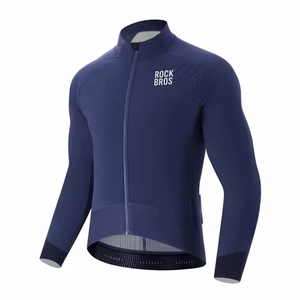 Rockbros YDWT014 Winter Fleece Double Layer Cycling Jacket Size L - Blue