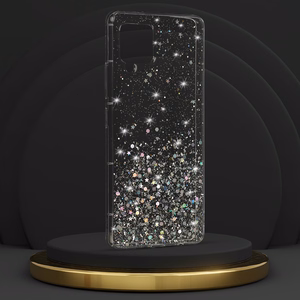 Brilliant caurspīdīgs viedtālruņa apvalks Samsung Galaxy A42 5G caurspīdīgs
