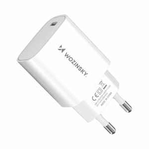 Wozinsky WGWCCW 20W USB-C сетевое зарядное устройство - белое
