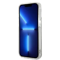 Komplekts Guess GUBPP14XH4EACSW apvalks + lādētājs iPhone 14 Pro Max 6.7" brūns/ciets apvalks 4G Druka Magnētiskais