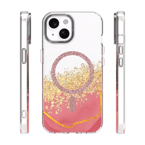 Epoxy Mag maciņš iPhone 15 6,1" rozā