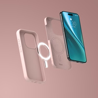 Etteri Silikona mag futrālis iPhone 14 6,1" gaiši rozā krāsā