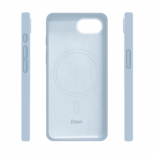 Etteri Silikona Mag maciņš for iPhone 16e / 17e gaiši zils