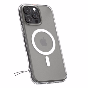 Spigen Ultra Hybrid Mag vāciņš ierīcei iPhone 16 Pro Max 6.9", ar MagSafe, matēti caurspīdīgs