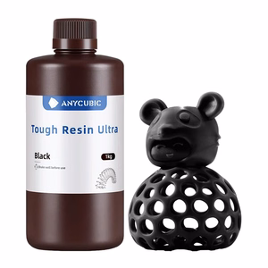 ANYCUBIC Tough Resin Ultra sveķi, melni