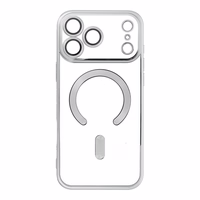 ELECTRO MAG COVER apvalks saderīgs ar Magnētisko IPHONE 17 Pro Max sudrabs