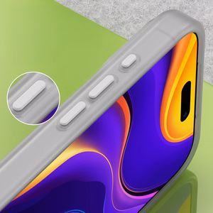 Magnētiskais abrazīvais viedtālruņa apvalks iPhone 17 Pro, saderīgs ar MagSafe - matēts balts