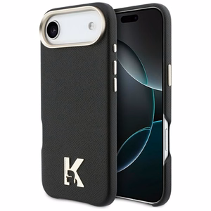 Karl Lagerfeld Karl Head MagSafe futrālis ar Karl Head logotipu iPhone Air - Melns