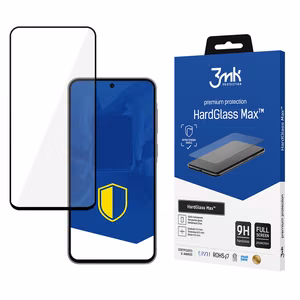3mk Pilna ekrāna temperētais stikls HardGlass Max - melns Samsung Galaxy A36 / A56