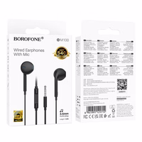 Borofone austiņas BM100 Fuente ar mikrofonu melnas