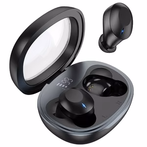 HOCO bezvadu Bluetooth austiņas TWS EQ3 melnas
