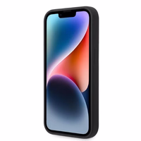 Karl Lagerfeld KLHMP14XSNIKB iPhone 14 Pro Max 6.7" cietais apvalks melns/melns Silikona Ikonik Magnētiskais