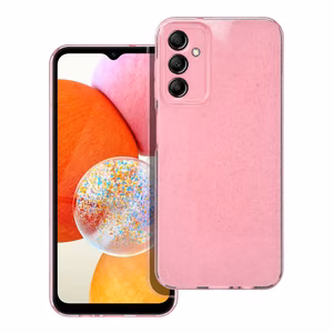 Caurspīdīgs apvalks 2 mm Blink Samsung A14 5G / A14 4G rozā