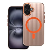 Viedtālruņa apvalks SIMPLY ar MagSafe saderīgs iPhone 16 titanium desert