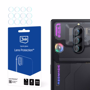 3mk Lens Protection – kameras objektīva aizsargs modelim Nubia Red Magic 8 Pro / 8 Pro+/ 8s Pro