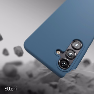 Etteri Silikona maciņš for Samsung Galaxy S24 FE tumši zils
