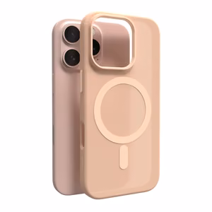 Puro Daylight Magnētiskais silikona viedtālruņa apvalks iPhone 16 Pro - bēšs