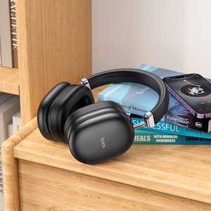 HOCO bezvadu austiņas Bluetooth ANC W35 Max melnas
