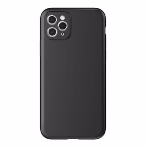 Mīksts viedtālruņa apvalks iPhone 17 Air - melns