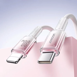 USB kabelis Joyroom S-A42 balts Type-C / Lightning 120cm (līdz 60W)