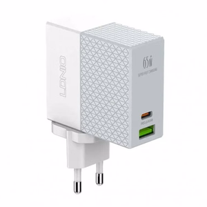 Lādētājs LDnio A2620C balts 65W (PD / QC3.0) + Type-C / Type-C 100cm kabelis