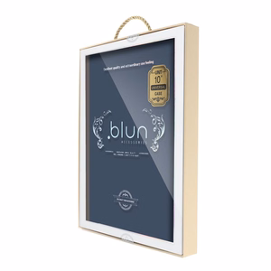 BLUN universāls planšetdatora apvalks 10" (UNT) zils