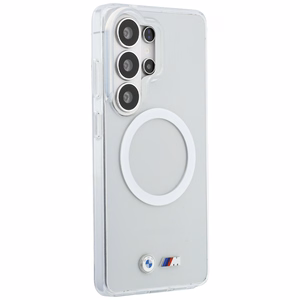 BMW IML Shockproof Metal Logo MagSafe maciņš priekš Samsung Galaxy S26 Ultra caurspīdīgs