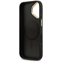 GUESS apvalks IPHONE 17 saderīgs ar MagSafe GUHMP17SP4MSEGCK (PU 4G ar klasisko) melns