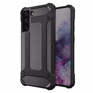 Hybrid Armor apvalks izturīgs izturīgs apvalks Samsung Galaxy S22+ (S22 Plus) melns