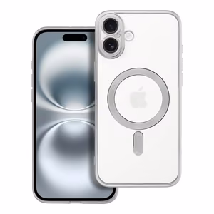 ELECTRO MAG COVER viedtālruņa apvalks saderīgs ar Magnētisko IPHONE 16 Plus sudraba