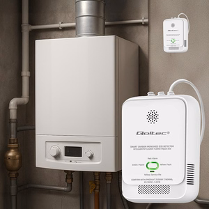 CO detector alarm 85dB LED (Qoltec 52576 Carbon monoxide sensor)