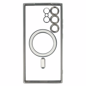 Viedtālruņa apvalks Magnētiskais sudrabains Samsung Galaxy S24