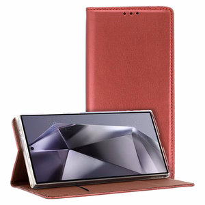 Smart Magneto Case for Motorola Moto G42 burgundy