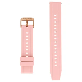 Blavec universāla pulksteņa siksna W-17 Amber 18mm silikona rozā