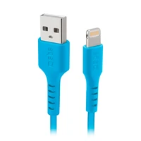 SBS TECABLEUSBIP589A USB-A - Lightning kabelis - zils