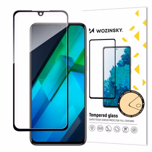 Wozinsky Pilna līme Aizsargstikls Infinix Note 12 G96 Pilnekrāna Melns (draudzīgs apvalkam)