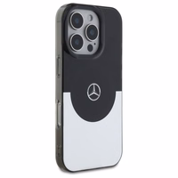 Mercedes Divu slāņu BiColor MagSafe korpuss viedtālrunim iPhone 16 Pro - sudrabots (m)