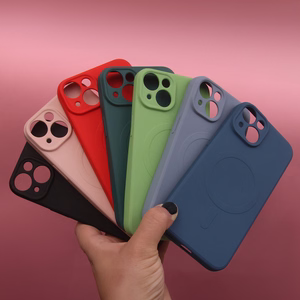Simple Color Mag maciņš for Samsung Galaxy A16 4G / A16 5G sarkans