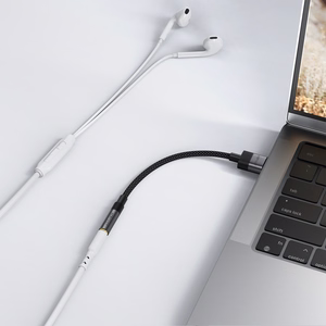 Acefast J13 USB-A uz 3.5mm mini jack adapteris - melns