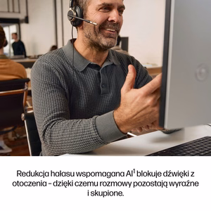 HP Poly Mission 825 USB vadu austiņas ar mikrofonu