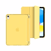 Tech-Protect SC Pen Hybrid apvalks iPad 10 / 2022 - dzeltens - caurspīdīgs