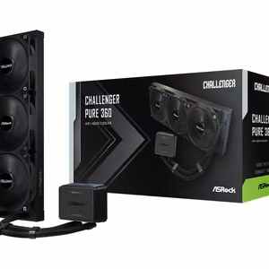 Asrock Challenger Pure 360 procesora šķidruma dzesēšanas komplekts 12 cm melns