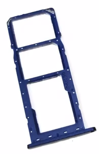 SIM kartes turētājs Samsung A037 A03s 2021 zils oriģināls (service pack)