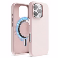 Maciņš "TM MagSafe Silicone" iPhone 14 Pro / Krīta rozā /