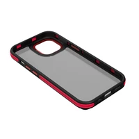 Crystal Black case for iPhone 16 Plus 6,7" red